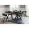 Armen Living Cortina and Jackie 5 Piece Black Rectangular Dining Set SETCODIBLK5E - alternate 2